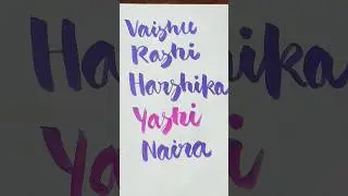 watch me writing names beautifully #calligraphy #art #shorts