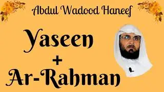 Abdul Wadood Haneef || Yaseen + Ar-Rahman ||