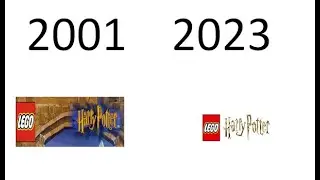 Ewolucja loga Lego Harry Potter 2001-2023