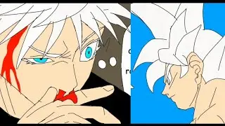 GOJO VS GOKU ( Dragon ball super & Jujutsu kaisen )