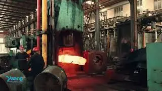 Forging process of round bars