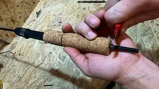 Зимняя удочка (блеснилка) из сломанной вершинки спиннинга