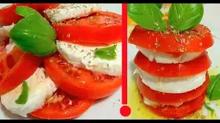 🍅🇮🇹 Красивый Итальянский Салат🍅 КАПРЕЗЕ
