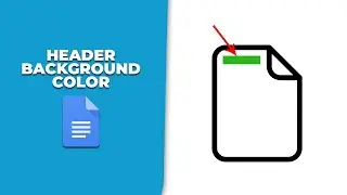 How to insert header background color in google docs