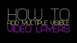 How to add multiple video layers in Adobe Premiere Pro.