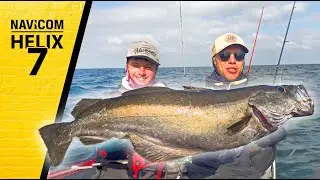 On PÊCHE des Poissons ÉNORMES avec notre Sondeur HÉLIX !!! (Pêche bar et lieu)