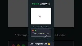 Custom Cursor Html Css and Javascript 