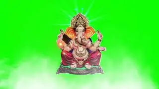 Ganpati green screen video _ God ganesh green screen_Ganesha idol green screen_Ganpati green screen