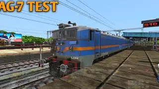Bharat Stream WAG-7 New Livery Test Run