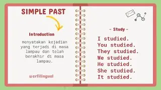 Belajar SIMPLE PAST Tense Lengkap |Plus Aturan Penambahan -ed pada Regular Verb