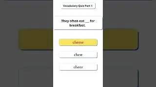 Vocabulary Quiz | #shorts | #Grammar | #BasicEnglish