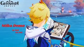 Mika DEMO Japanese Dub with EN Subs | VA : Sanpei Yūko | Genshin Impact