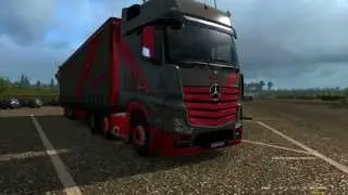 Euro Truck Simulator 2 - HOT Fix! Mercedes Benz New Actros Loud Pipe