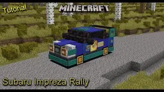 Minecraft: Subaru Impreza Rally | Tutorial