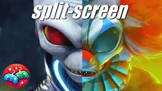Destroy All Humans! Clone Carnage - splitscreen coop (single PC multiplayer)