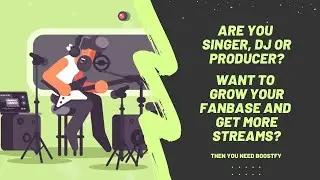 Increase your STREAMS on Spotify - Promotional Campaign // Boostfy.