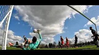 The Cycling GK Makes Crazy Save in Training