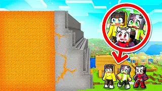 DEV LAV TSUNAMİSİNE KARŞI EN GÜVENLİKLİ BARAJ 🌋 | Minecraft