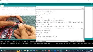 How to Interface the R307 Fingerprint Sensor with Arduino | Control Built-In LED Tutorial