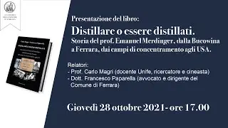 Distillare o essere distillati. Storia del prof. Emanuel Merdinger