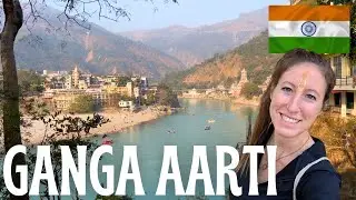 Yoga School and First Ganga Aarti in Rishikesh 🇮🇳 India Travel Vlog