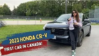 First Car In Canada I The Whole Experience I Honda CR-V 2023 I Vlog I Wasalicious