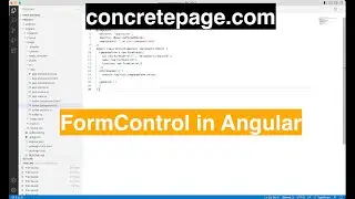 FormControl in Angular