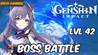 Lupus Boreas (Andrius) Boss Battle Gameplay (Genshin Impact) 1080p HD!