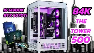 Tower500 สวย ดุดัน ครบเครื่อง! มากับ CPU INTEL CORE i9 14900K x RTX 5070 Ti 1-CLICK OC PCI-E 16GB ✨🚀