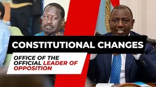 RUTO to change this in the constitution of Kenya