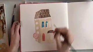 Урок 3. Пряничный домик. Новогодний марафон с Сашей Балашовой