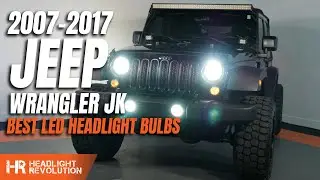 HR Tested: 300% Brighter LED Headlight Bulbs 07-17 Jeep Wrangler JK
