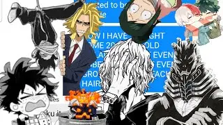 MHA Texts|| All Might Tells Izuku About All for One!!|| ft. THE FLOOR IS ENDEAVOUR!!🔥🔥ll