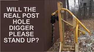 Building a Post Hole Digger Stand