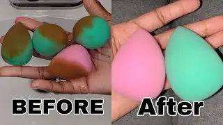 How to clean your Beauty Blender Sponge in SECONDS!