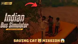 🔴 Indian Bus Simulator: Game | Saving Cat Mission  Gameplay 3D #7 - RD Gaming