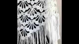 Easy Crochet Shawl Step by Step by MilArt