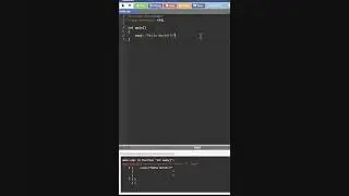 C++ First Program - Hello World
