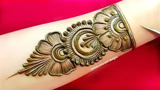 Very beautiful front hand mehndi design | easy mehndi design | mehndi ka design | mehndi design.