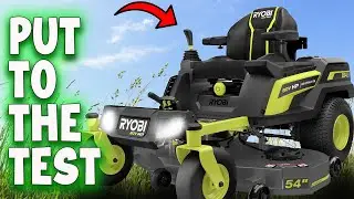 Ryobi 80v Zero Turn Mower with Joy Stick put to the test