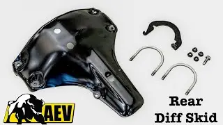 AEVs New JEEP / BRONCO Rear Diff Skid Install & Test
