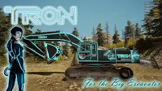 Gold Rush: The Game - "TRON SKIN" for the BIG EXCAVATOR