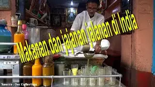 Jorok Makanan dan jajanan jalanan di India. Street food and snacks in India