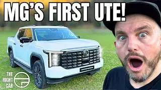 New cheap 4x4 ute from China tested! MG U9 review Australia (inc off road, towing)