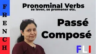 Passé composé  Pronominal verbs se lever, se promoner etc...|| Past Tense in French