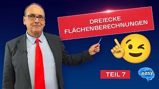 Dreiecke Teil 7 - Flächenberechnungen in allen Dreiecksvarianten
