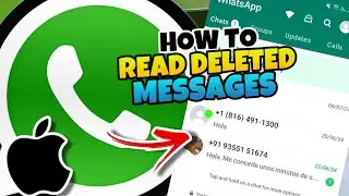 👉 HOW to READ DELETED MESSAGES form WHATSAPP in IPHONE 🔥
