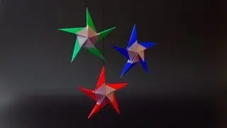 Christmas Origami Instructions: Star 