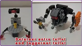 LEGO Skibidi Toilet vs. LEGO Astro Skibidi Toilet