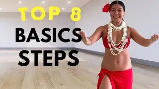 TOP 8 Ori Tahiti Basics Steps - How to Tahitian Dance for Beginners All Levels